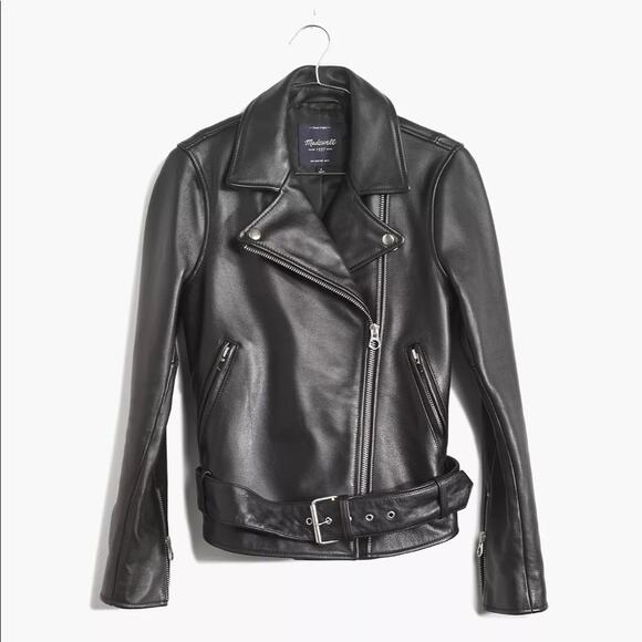 Madewell Jackets & Blazers - Madewell Ultimate Leather Motorcycle Jacket sz XS
